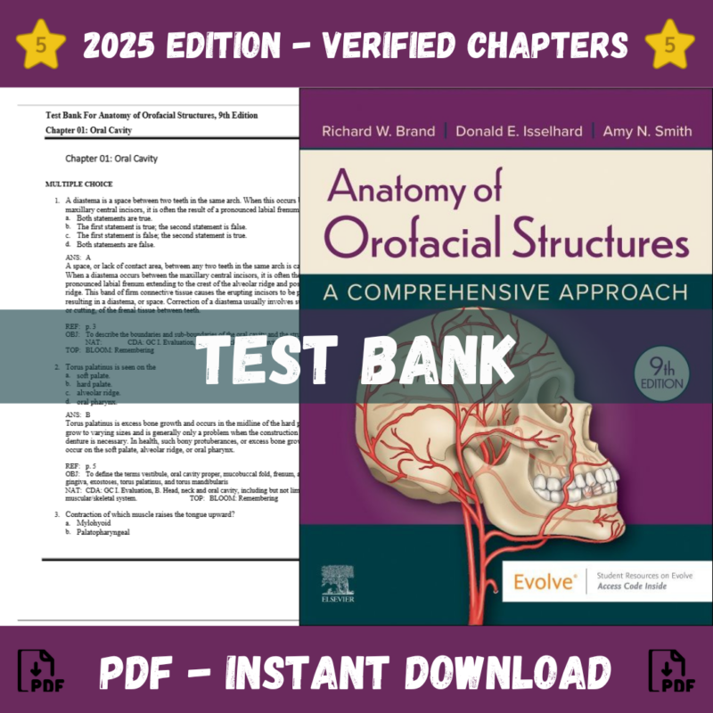 Anatomy of Orofacial Structures, 9th Edition