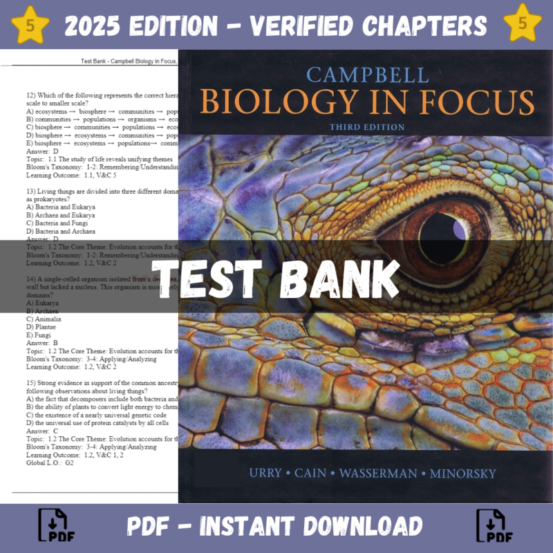 Campbell Biology in Focus, 3rd Edition