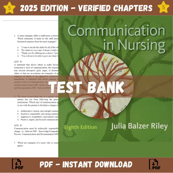 Communication in Nursing 8th Edition (Julia Balzer Riley, 2016)