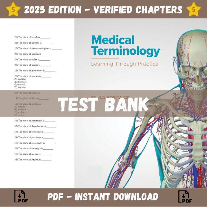 Test bank - Medical Terminology Learning Through Practice 1st Edition (Bostwick, 2019)