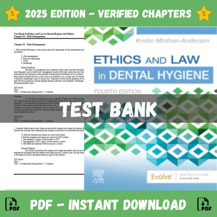 Ethics and Law in Dental Hygiene, 4th Edition