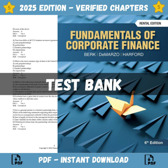 Fundamentals of Corporate Finance 6th Edition