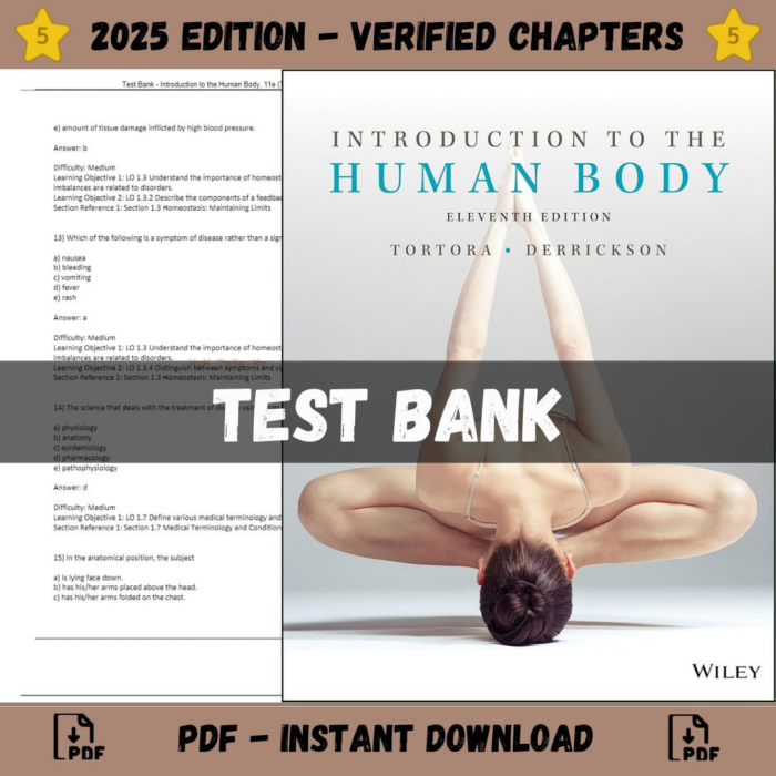 Introduction to the Human Body, 11th Edition