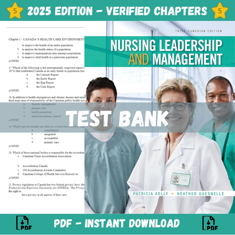 Nursing Leadership and Management 3rd Edition