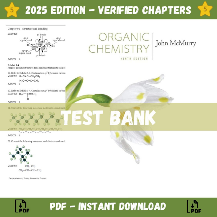 Organic Chemistry 9th Edition (McMurry ,2015)