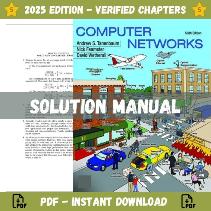 Solution Manual - Computer Networks 6th Edition (Tanenbaum, 2020)