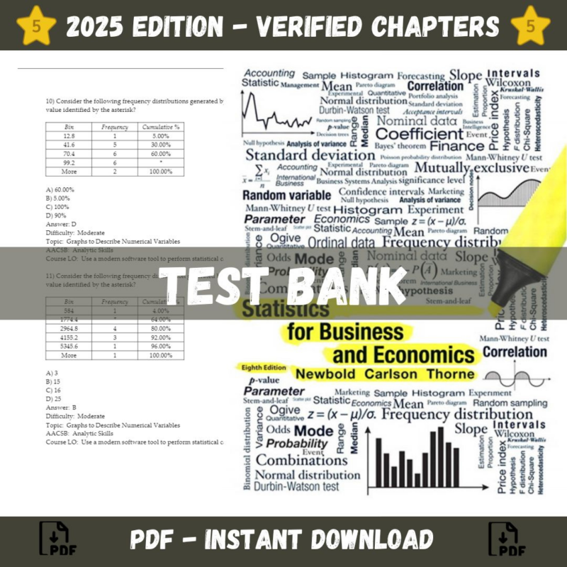 Statistics for Business and Economics 8th Edition