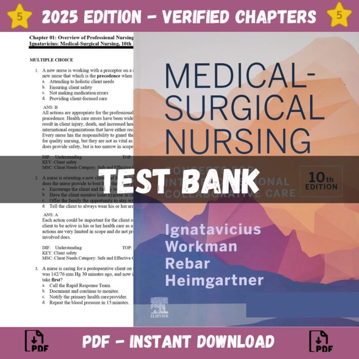 Test Bank for Medical-Surgical Nursing Concepts for Inter professional Collaborative Care