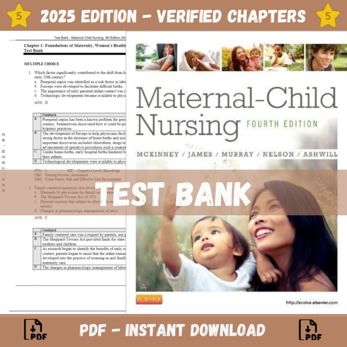 Test Bank – Maternal Child Nursing, 4th Edition (McKinney, 2013)