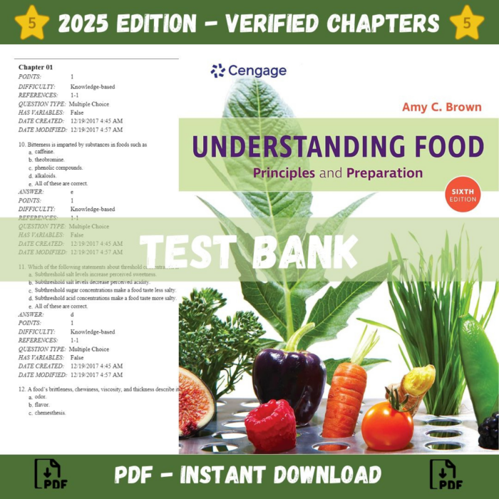 Understanding Food Principles and Preparation 6th Edition