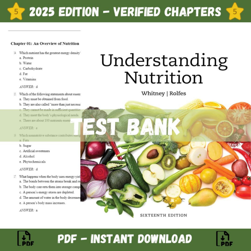 Understanding Nutrition 16th Edition