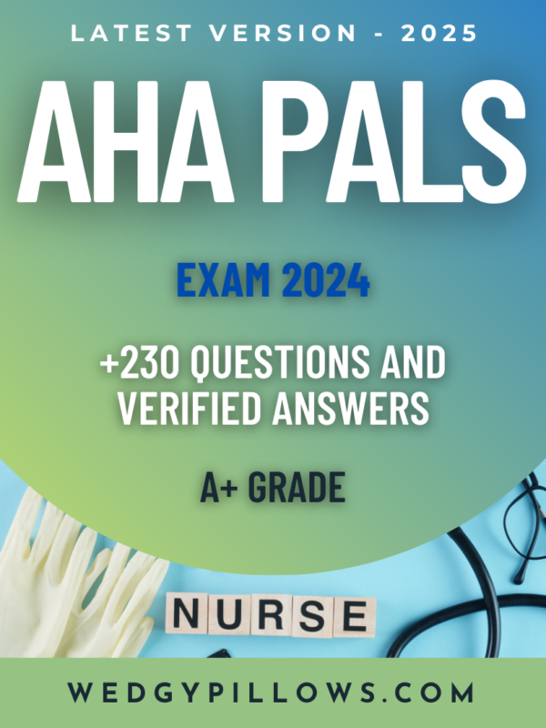 AHA PALS Exam 2024