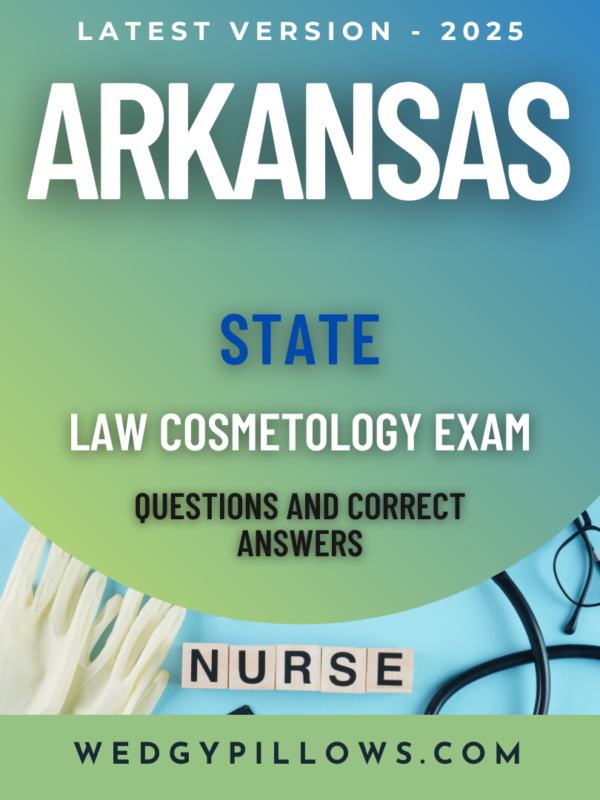 ARKANSAS State Law Cosmetology Exam