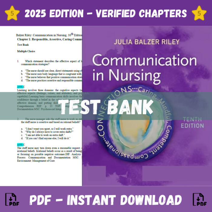 Communication in Nursing, 10th Edition (Julia Balzer Riley, 2024)