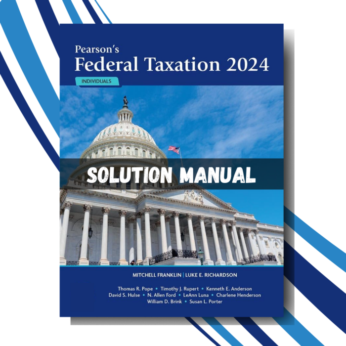 Pearson's Federal Taxation 2024 Individuals 37th Ed