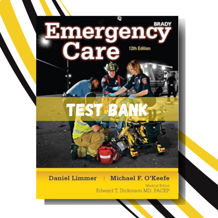 Test bank For Emergency Care (EMT) 13th Edition (By Daniel Limmer)